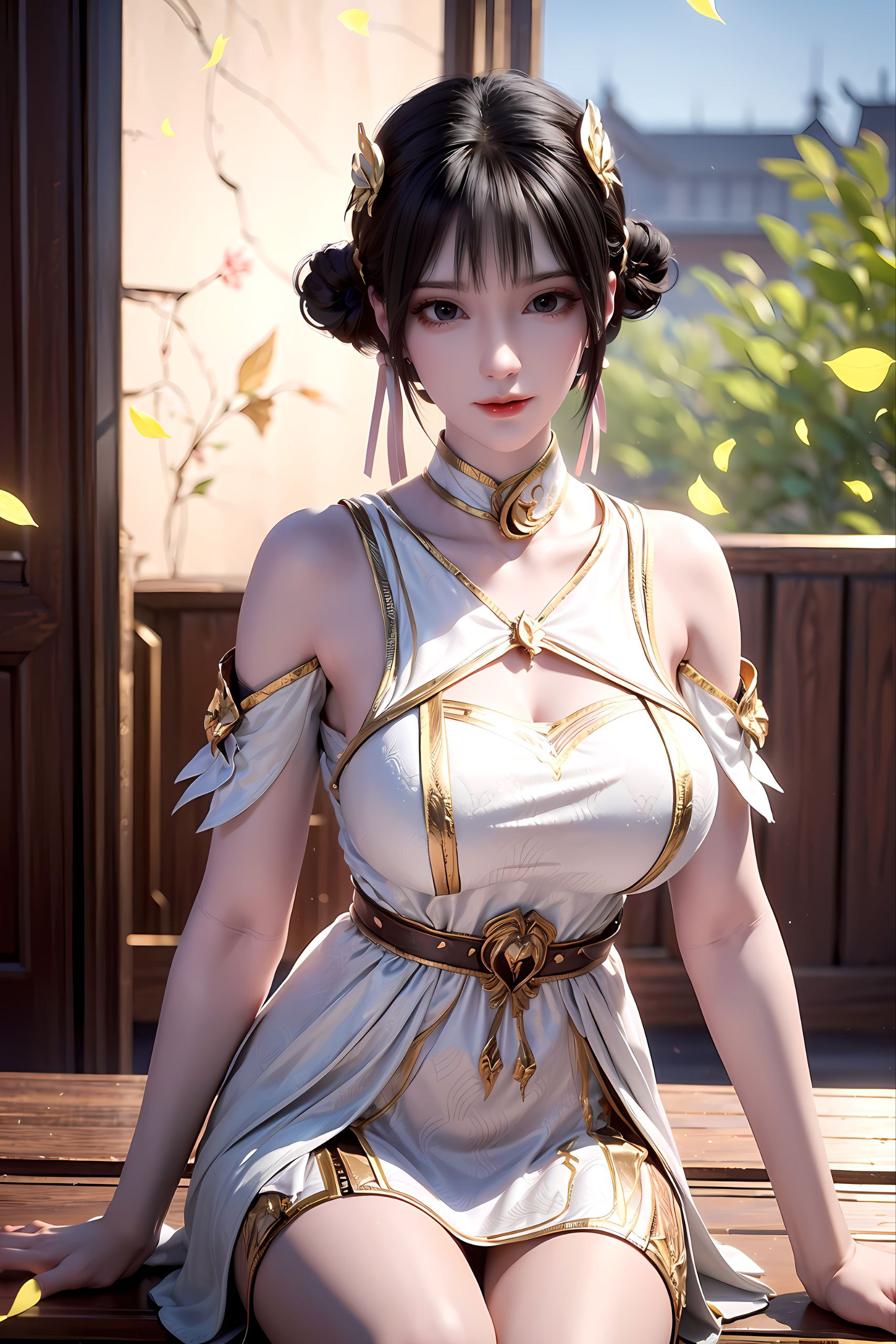 她始终保持